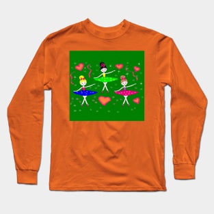 ballet dancers Long Sleeve T-Shirt